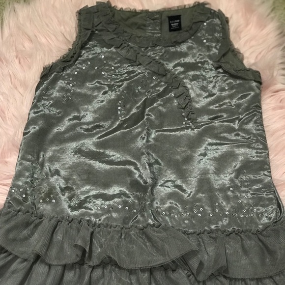 GAP Girls Grey Silver Dress Size 5 - Picture 5 of 7